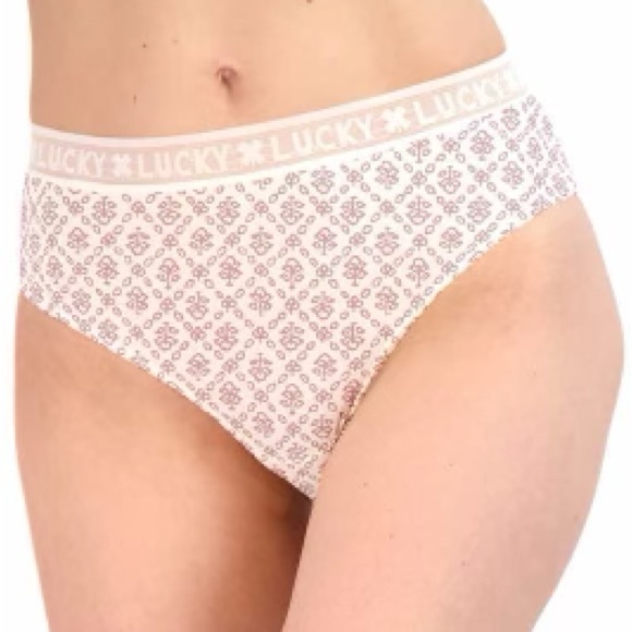 Lucky Brand Ultra Soft Full Coverage 5 pc Hi-Cut Stretch Underwear Set - Picture 3 of 7